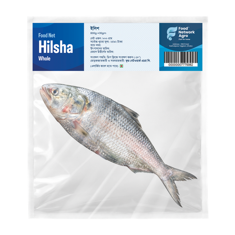 Food Net Hilsha Whole 800g ±30gm