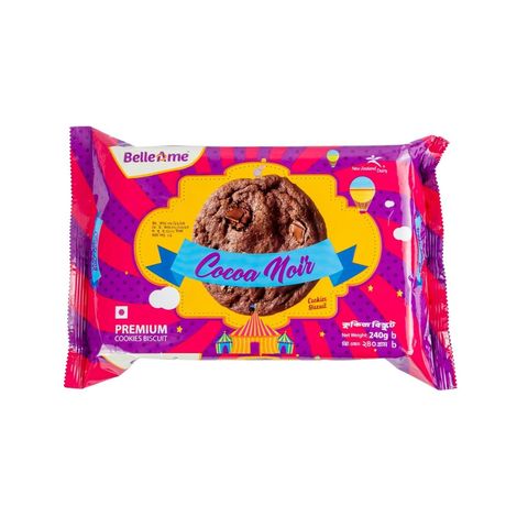 BelleAme Biscuits Cocoa Noir Cookies 240g