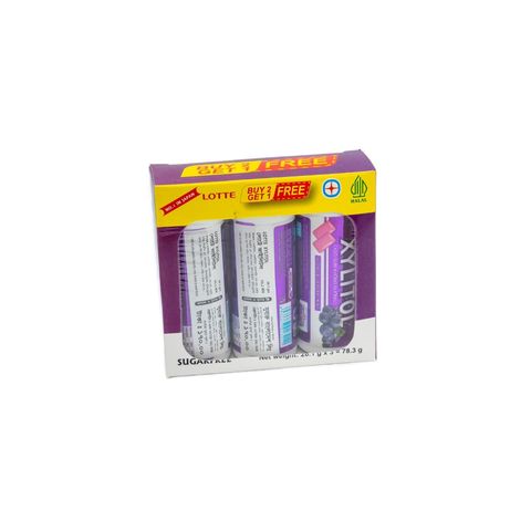 Buy 2, Get 1 Free Lotte Xylitol Mini Bottle Blueberry Mint 26.1g
