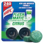 Harpic Flushmatic Citrus In Cistern Toilet Cleaner Blocks (50g x 2)