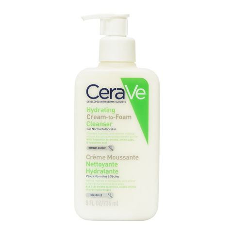 Cerave Hydrating Cream To Foam Cleanser 236ml