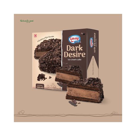 Savoy Dark Desire Ice Cream Cake 1L