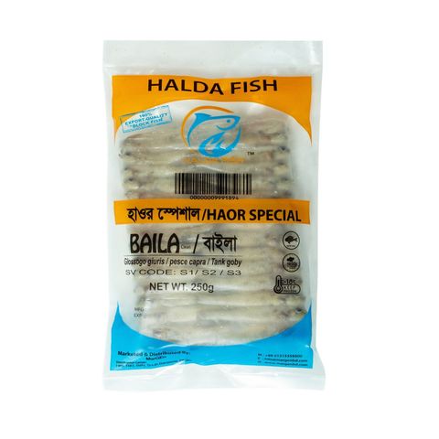Hawor Baila Fish Block Processed & Clean 250g