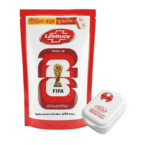 Buy Lifebuoy Handwash Soap Total Refill 170ml & Get Free Tiffin Box 1 Piece
