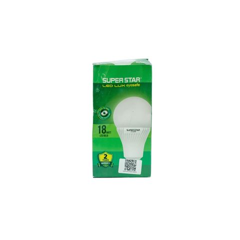 Super Star LED Light White 18 W Screw 1 Piece