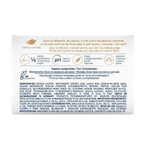 Dove Beauty Bar Soap Pampering Shea Butter 135g