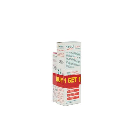 Buy Himalaya Natural Glow Saffron Face Cream 50gm & Get Himalaya Natural Glow Saffron Face Cream 25g FREE