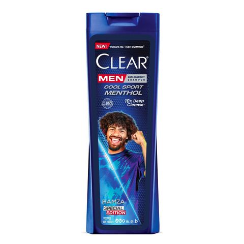 Clear Men Shampoo Cool Sport Menthol Anti Dandruff 10x Deep Cleanser 330ml