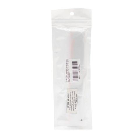 Dual Color Silicone Strap Watch Band Pin Lock Ash & Orange 22mm 1 Piece