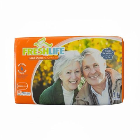 Freshlife Adult Diaper Belt Type Medium 30 Pieces