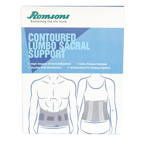 Romsons Contoured Lumbo Sacral Support GS 1937 L 1 Piece