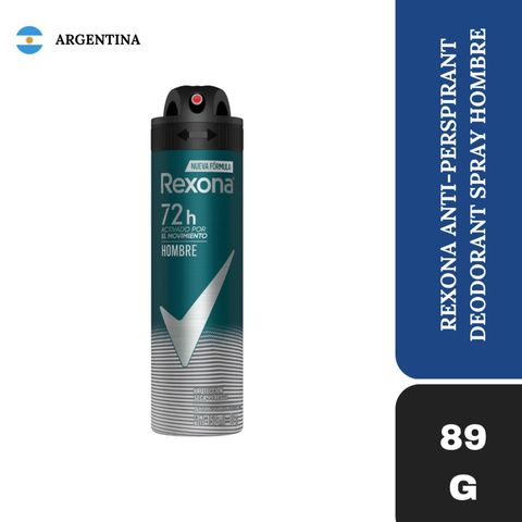 Rexona Men Hombre Antiperspirant Deodorant Aerosol 89g