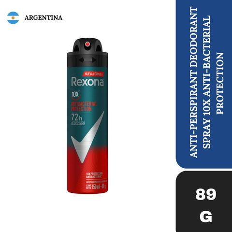 Rexona Men Antiperspirant Deodorant Antibacterial Protection Aerosol Spray 89g