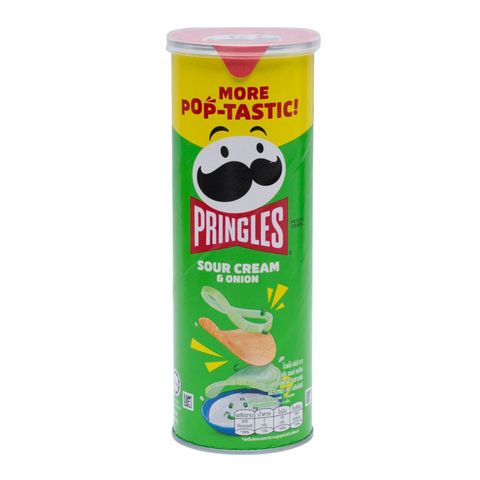 Pringles Sour Cream & Onion Potato Chips 102g