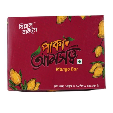 Real Bite Mango Bar Box 140g