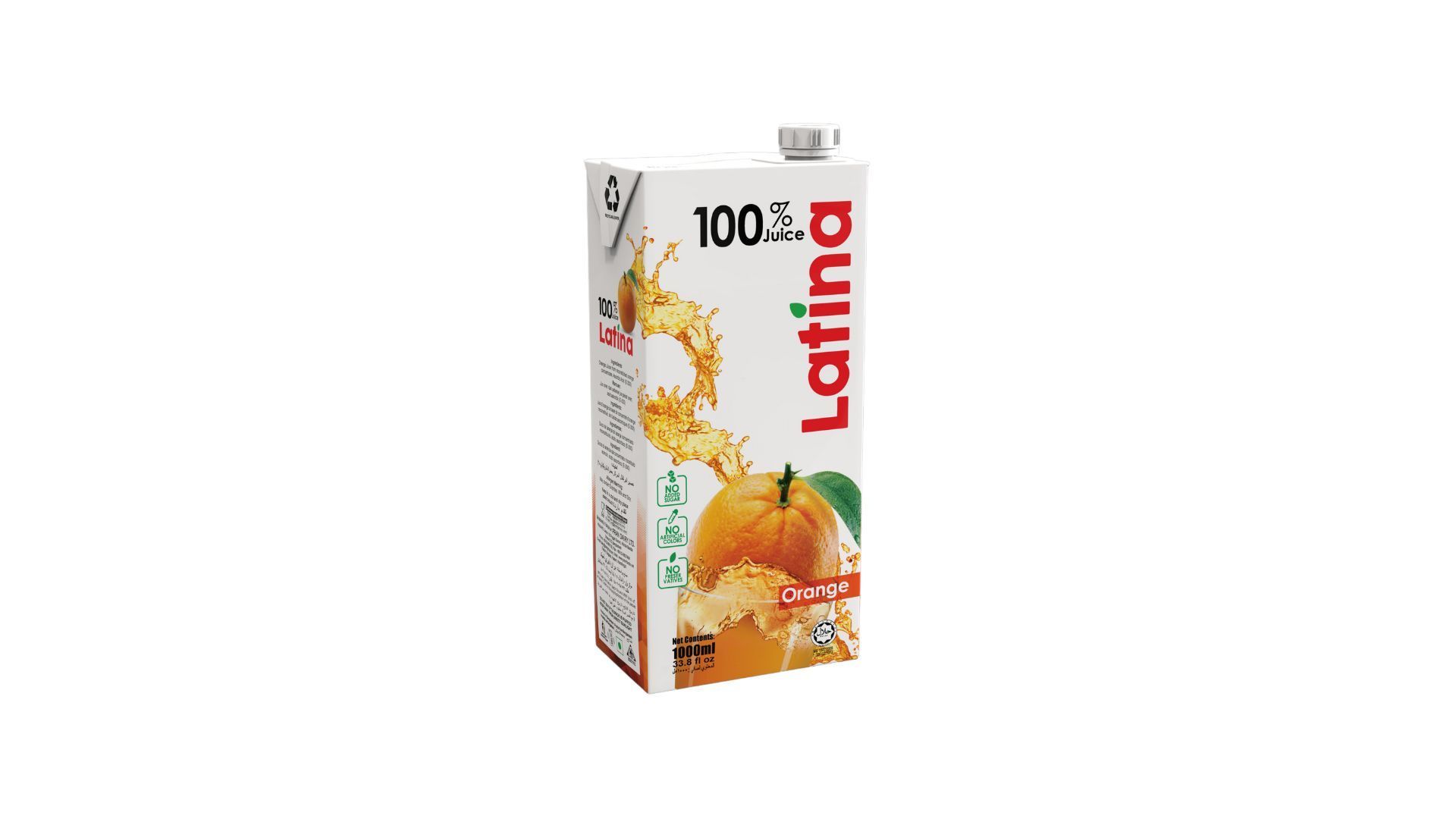 Latina 100% Orange Juice 1000ml