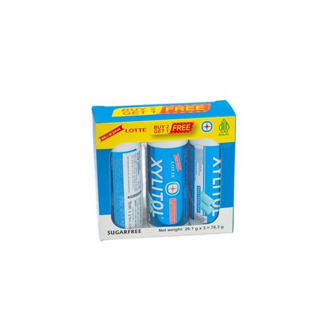 Buy 2, Get 1 Free Lotte Xylitol Mini Bottle Fresh Mint 26.1g