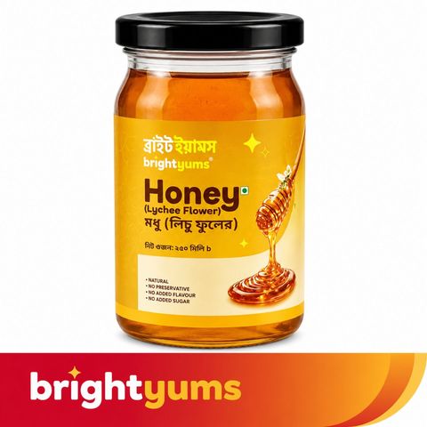 brightyums Lychee Flower Honey 250g