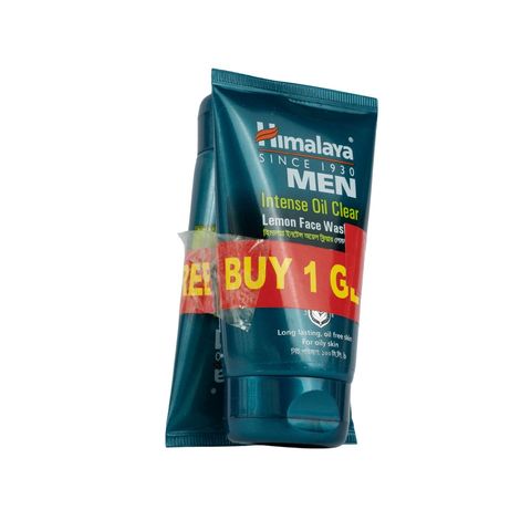 (Buy 1 & Get 1 Free) Himalaya Men Acne Clear Neem Face Wash 100ml