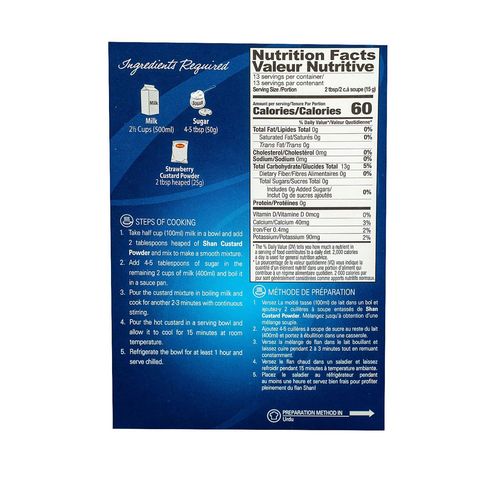 Shan Custard Powder Strawberry 200g