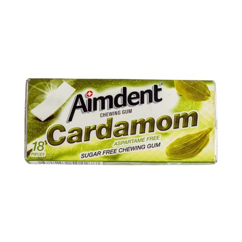 Aimdent Cardamom Sugar Free Chewing Gum 18 Pieces