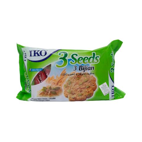 Iko Oatmeal Chocolate Chip Oat Crackers Biskut Gandum cip Coklat Packet 178g