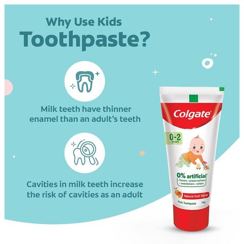 Colgate Premium Kids Toothpaste (For 0-2 years) 70g