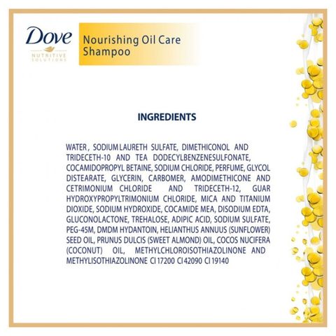 Dove Shampoo Nourishing Oil Care 330ml