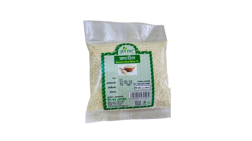 Green Food Sesame Seed White Til 100g