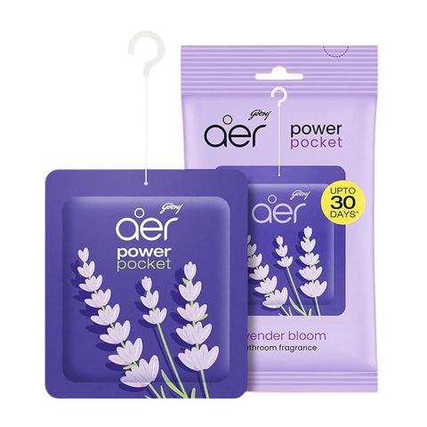 Godrej Aer Power Pocket Bathroom Fragrance Lavender Bloom 10g