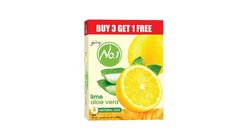 (Buy 3 & Get 1 Free) Godrej No.1 Lime Soap 100g