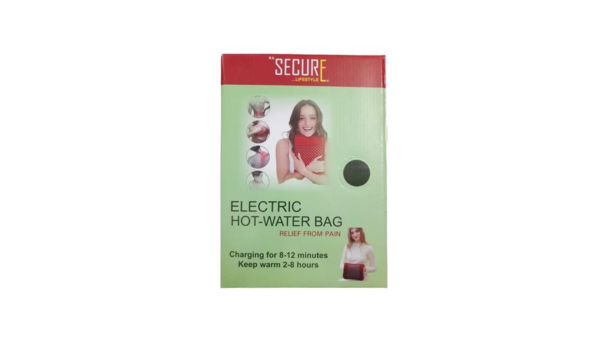 Secure Lifestyle Electric Hot Water Bag Assorted 1 Piece