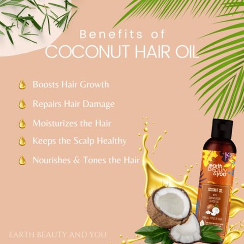 Earth Beauty & You Coconut Oil Pet Bottle 100ml