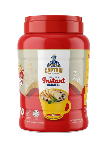 Captain Oats Instants Oatmeal Jar 1kg