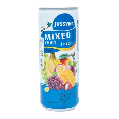 Jussvina Mixfruit Juice With Pulp 240ml