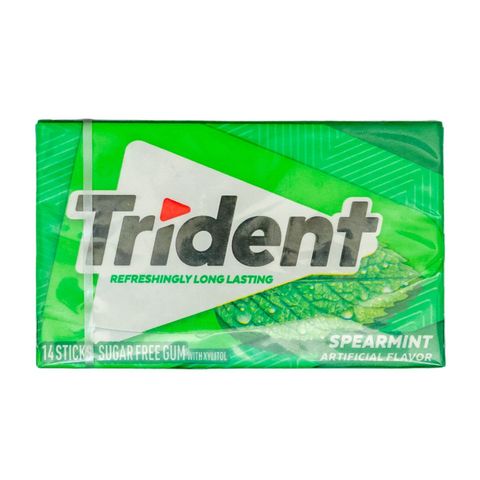Trident Spearmint Sugar Free Gum Sticks 14 Pieces