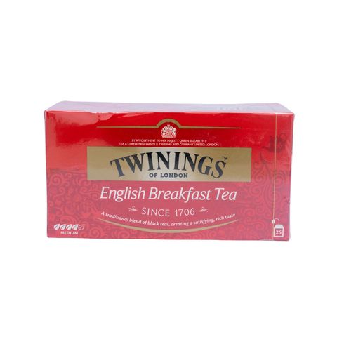 Twinings English Breakfast Black Tea 25 Sachet 50g