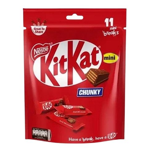 Nestle Kitkat Chunky Mini Chocolate 10 Pieces 160g