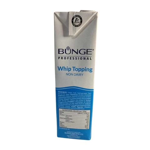 Bunge Professional Non Dairy Whip Cream 1L