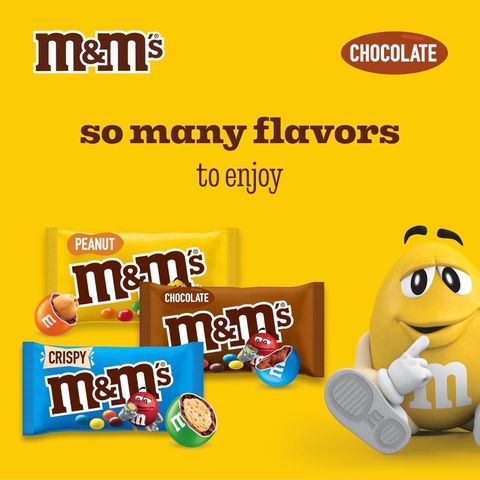 M&m's Peanut Milk Chocolate Candies 45g