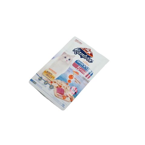 Kaniva  Skin & Coat Tuna with 5 Fish Soft Jelly  Cat Supplement  70g