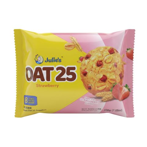 Julie's Oat 25 Cookie Strawberry 200g