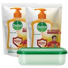 Dettol Handwash Re Energize Refill Double Pack (Buy & Get Tiffin Box Free) 170ml