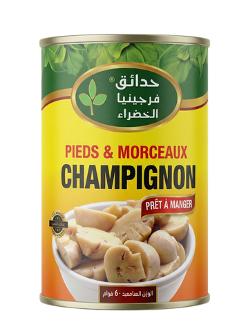 Virginia G G Mushroom Slice Pieces & Stemse 400g