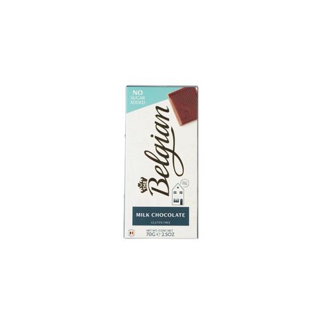 Belgian NSA Milk Chocolate Gluten Free 70g