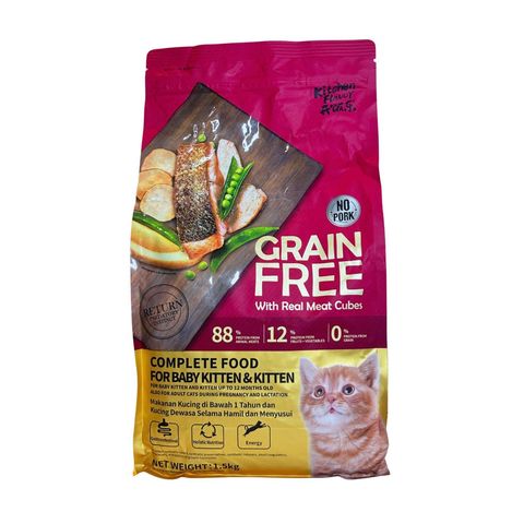 Kitchen Flavour Grain Free Kitten Cat Food 1.5kg