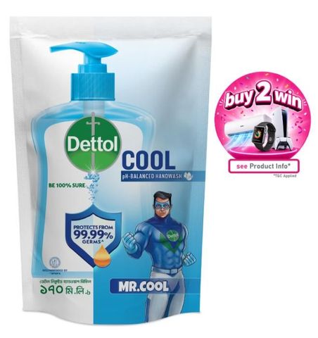 Dettol Handwash Cool Refill 170ml
