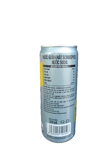 Schweppes Soda Water Can 320ml