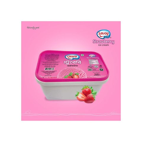 Savoy Strawberry Ice Cream 1L