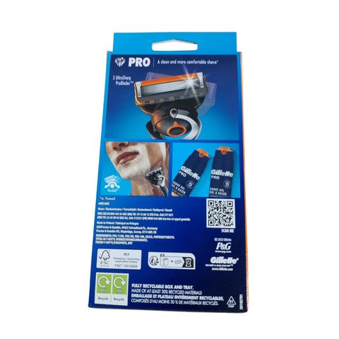Gillette Pro Glide Skin Guard 1 Razor Cartridge 2 Pieces